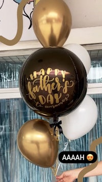 happy father's day balloon bouquet