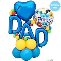 happy father's day balloon bouquet